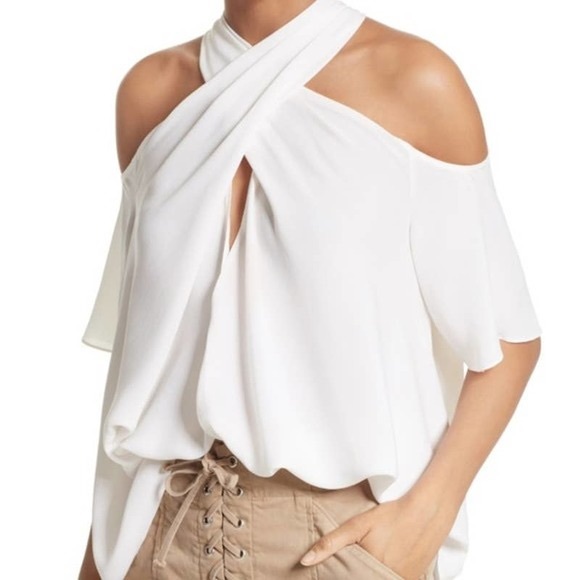 A.L.C. Tops - ALC Kayley Cold Shoulder Silk top!💕 EUC